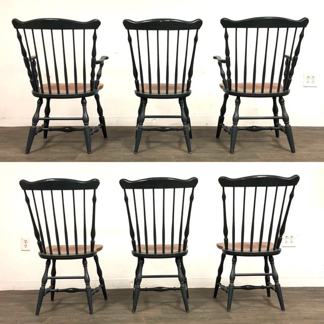 Hitchcock Dining Chairs Set of 6 Chairish
