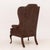 American Studded Upholstered Wingback Armchair For Sale - Image 9 of 10