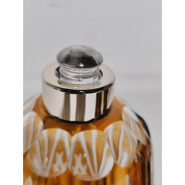 Brown Bohemian Crystal Vanity Set, 1950s, Set of 3 For Sale - Image 8 of 11