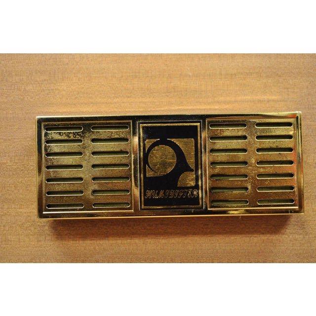 Wood Santa Damiana La Romana Blue Lacquered Wood Cigar Humidor Box For Sale - Image 7 of 12
