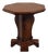 Italian 19th Century Walnut Side Table with Octagonal Top and Pedestal Base For Sale