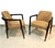 Wood Vintage Club Chairs by Maurice Bailey, Set of 2 For Sale - Image 7 of 9