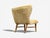 Wood Erik Bertil Karlén, Rare Easy Chair, Beech, Shearling, Sweden, 1940s For Sale - Image 7 of 8
