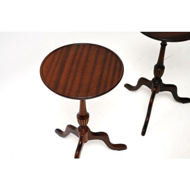 Antique Georgian Wine Tables, 1900s, Set of 2 For Sale - Image 3 of 7
