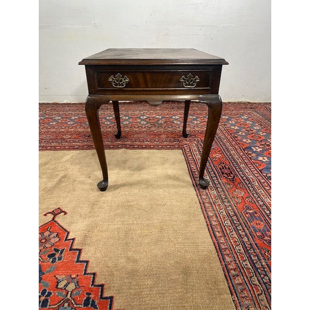 Refined, timeless, and effortlessly sophisticated, this Drexel Queen Anne Style Mahogany End Table is the perfect accent...