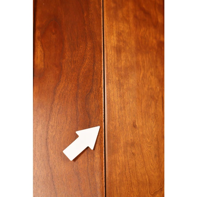 Federal Style Cherry Custom Quality Corner Cabinet For Sale - Image 16 of 18
