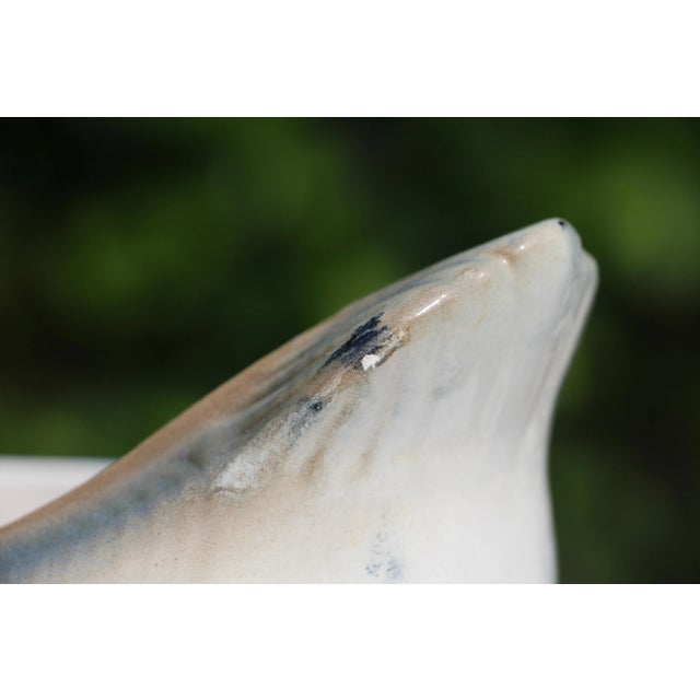 Mid-Century Portuguese Majolica Earthenware Duck Tureens - a Pair For Sale - Image 9 of 13