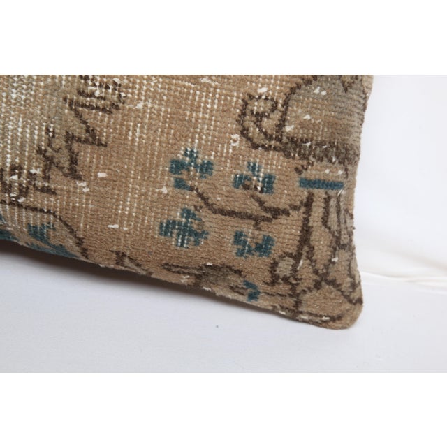 Textile Vintage Tribal Rug Lumbar Pillow for Bedding or Sofa -16'' X 24'' For Sale - Image 7 of 8