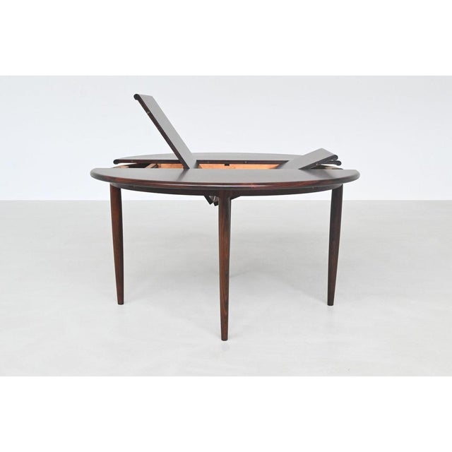 Danish Model 15 Dining Table in Rosewood from J.L. Møllers, 1960 For Sale - Image 12 of 18