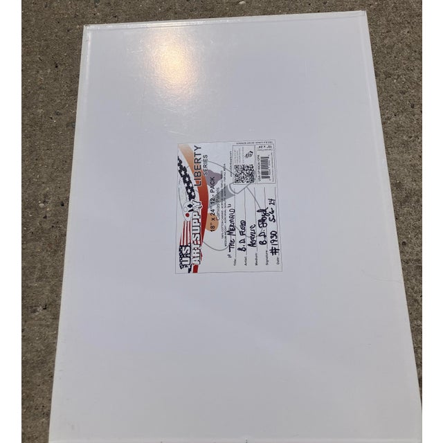 Contemporary Contemporary Original Outsider Artist B.D.Floyd Folk Art Mermaid Painting “The Mermaid” For Sale - Image 3 of 3