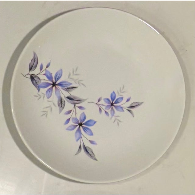 Imari Cobalt Blue and Iron-Red Japanese Floral Themed Decorative Plate Curation-Set of 9 For Sale - Image 12 of 18