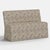 Spritely Home Slipcover for Stoffer Home x Cloth & Company for Lindy Slipcover Dining Banquette in Bird Toile Sand For Sale - Image 4 of 7