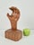 Brutalist Hand-Carved Wooden Hand Folk Art '50s Mid-Century Modern This is an incredibly beautiful and detailed hand-...
