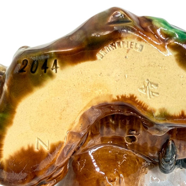 A William Brownfield Majolica Pitcher Modeled as a Cockatoo, English, Dated 1877 For Sale - Image 18 of 18