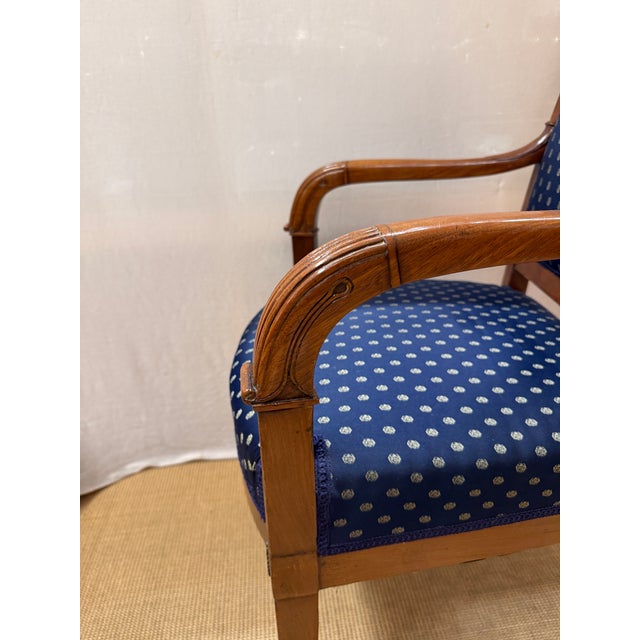 Antique Biedermeier Chair in Mahogany with Brass, 1800 For Sale - Image 6 of 9