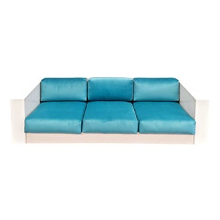 Three-Seater Saratoga Sofa by Lella and Massimo Vignelli for Poltronova, 1960s For Sale
