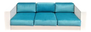 Three-Seater Saratoga Sofa by Lella and Massimo Vignelli for Poltronova, 1960s
