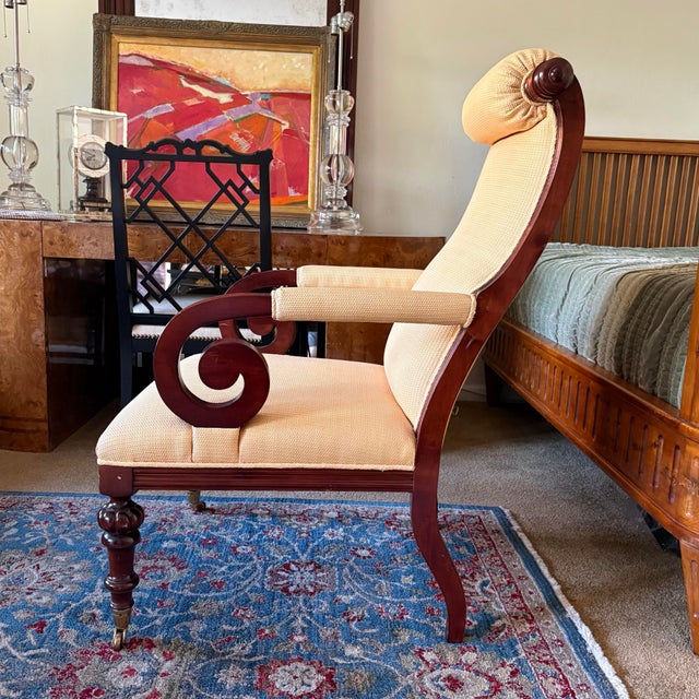 This chair makes quite a statement and is very comfortable. Made by the company Greystone Home Collection that is no...