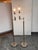 Design Plus Gallery presents a Pair of Transitional Brushed Nickel Swing Arm Floor Lamps. This matching pair showcases...