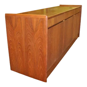 Mid 20th Century Danish Modern Teak Credenza by D-Scan