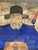 Large Ancestral Portrait of an Aristocratic Couple, Joseon Dynasty (Korea), 1750-1850, Mixed Media For Sale - Image 6 of 15