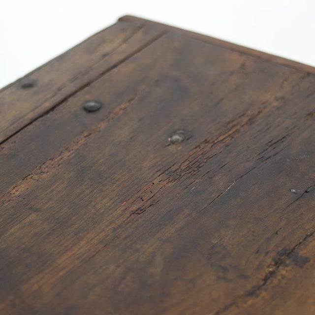 Rustic 18th Century Rustic Oak Chest For Sale - Image 3 of 14