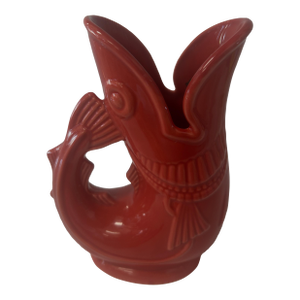 1980s Gluggle Fish Jug by Shreve Crump and Low