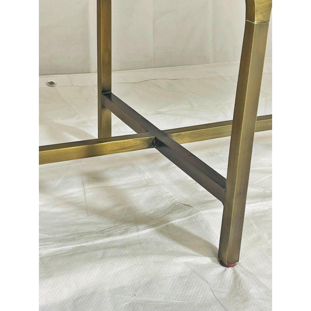 Walnut and Brass Credenza by Century Furniture, Made in the United States For Sale - Image 16 of 18