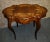 Inlaid Mahogany Table Renaissance Revival Turtle Top Parlor 1900s Victorian For Sale - Image 13 of 13