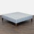 Modern Nathan Anthony Lucca Striped Blue Rectangular Ottoman Bench For Sale - Image 3 of 5