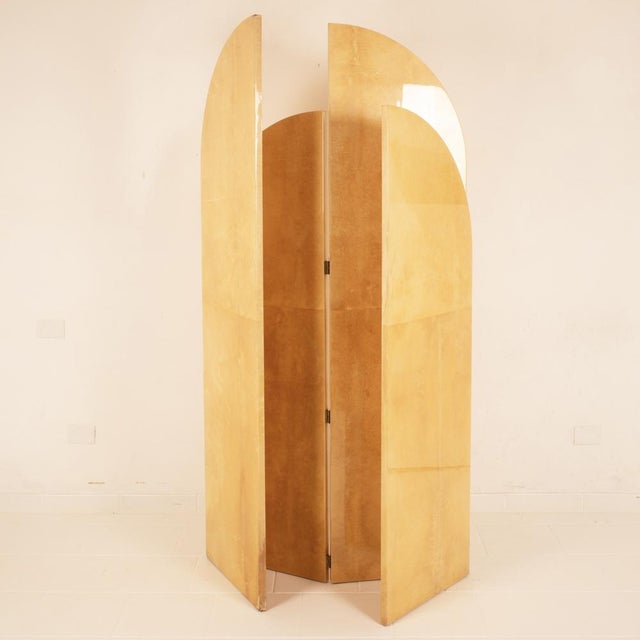 Parchment Screen by Aldo Tura for Tura Milano, 1960 For Sale - Image 6 of 18