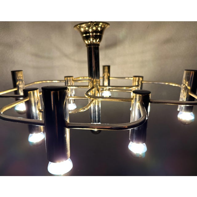 Gold Vintage Light from Sciolari, 1970s For Sale - Image 8 of 17