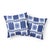 This 18" x 18" pillow features Kandira in Blues, a playful checkerboard graphic derived from woven ikats. In a classic...
