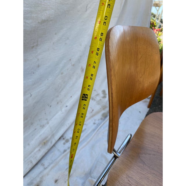 Attributed Charles & Ray Eames for Herman Miller DCM Dining Chair, 1950s–1960s, Molded Birch Plywood For Sale - Image 10 of 12