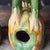 Green Pair of Vintage Sancai Glazed Parrot Figures – 11.8" Ceramic Bird Sculptures For Sale - Image 8 of 10