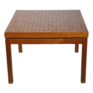 French Solid Wood Coffee Table, 1970s For Sale