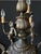 Vintage Bronze Chandelier, 1960s For Sale - Image 9 of 12