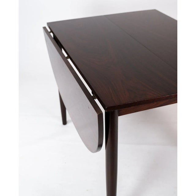 Wood Dining Table in Rosewood with Extensions by Arne Vodder, 1960s For Sale - Image 7 of 10