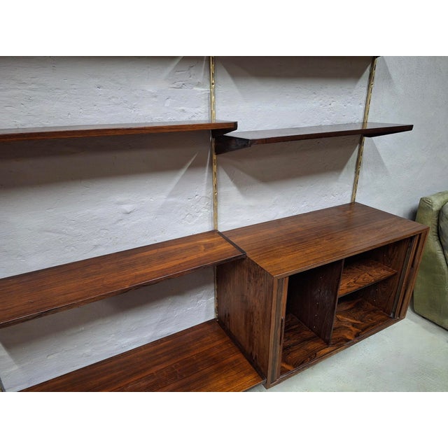 Mid-Century Modern Rosewood Modular Shelf System by Kai Kristiansen for Fm Møbler, Denmark, 1960s For Sale - Image 3 of 13