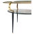 Mid-Century Modern Marbled Glass Coffee Table in the style of Fontana Arte, Itaty, 1950s For Sale - Image 3 of 9
