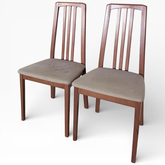 1960s Mid-Century High Back Dining Chairs from Morris of Glasgow, 1960s, Set of 4 For Sale - Image 5 of 9