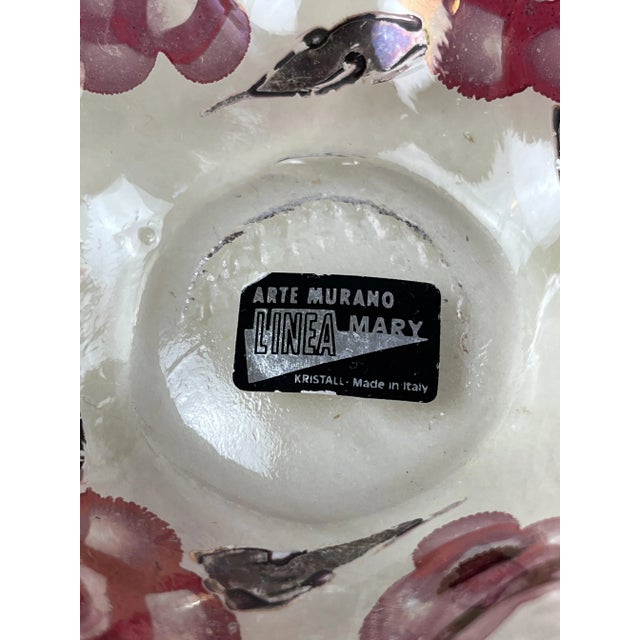 Ashtrays in Decorated Murano Glass, Italy, 1960s, Set of 2 For Sale - Image 8 of 10