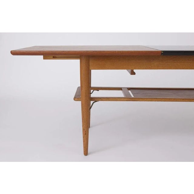 Danish Extendable Coffee Table in Teak, 1960s For Sale - Image 5 of 12
