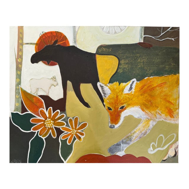 "East Yellowstone" a Painting Inspired by Yellowstone National Park by LWren Walraven For Sale