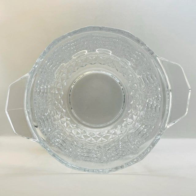 Mid 20th Century French Crystal Ice Bucket For Sale - Image 9 of 9