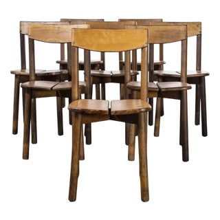 French Oak Dining Chair by Pierre Gautier-Delaye, 1950s For Sale