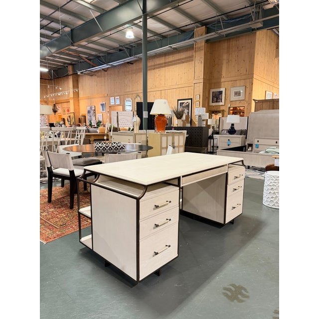 A sophisticated Jasper executive desk by Gabby, showcasing a harmonious balance of contemporary design and architectural...