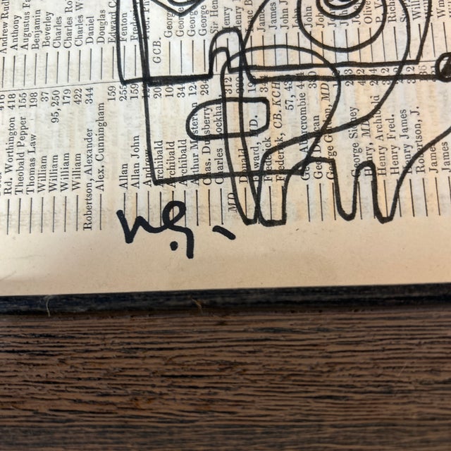 2020s Two Contemporary Original Wayne Cunningham Abstract Figure Marker Drawings - Set of Two For Sale - Image 5 of 6