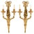 18th Century French Louis XVI Ormolu 2-Arm Sconces, 1780, Set of 2 For Sale - Image 3 of 8