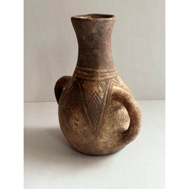 19th Century Moroccan Berbe Terracotta Jug For Sale - Image 4 of 12